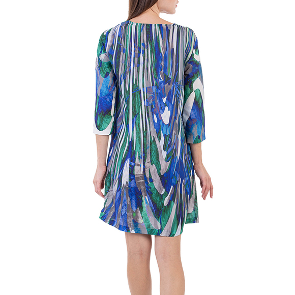 Network Dress Women Blue - Picture 4 of 5